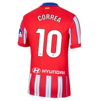 Dres Atletico Madrid Angel Correa #10 Domáci 2024-25 Krátky Rukáv